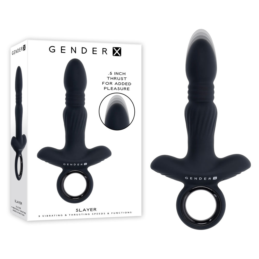 Gender X SLAYER Large Vibrator 20 cm Waterproof Silicone > Anal Range > Anal Probes - Tophatter Daily Deals