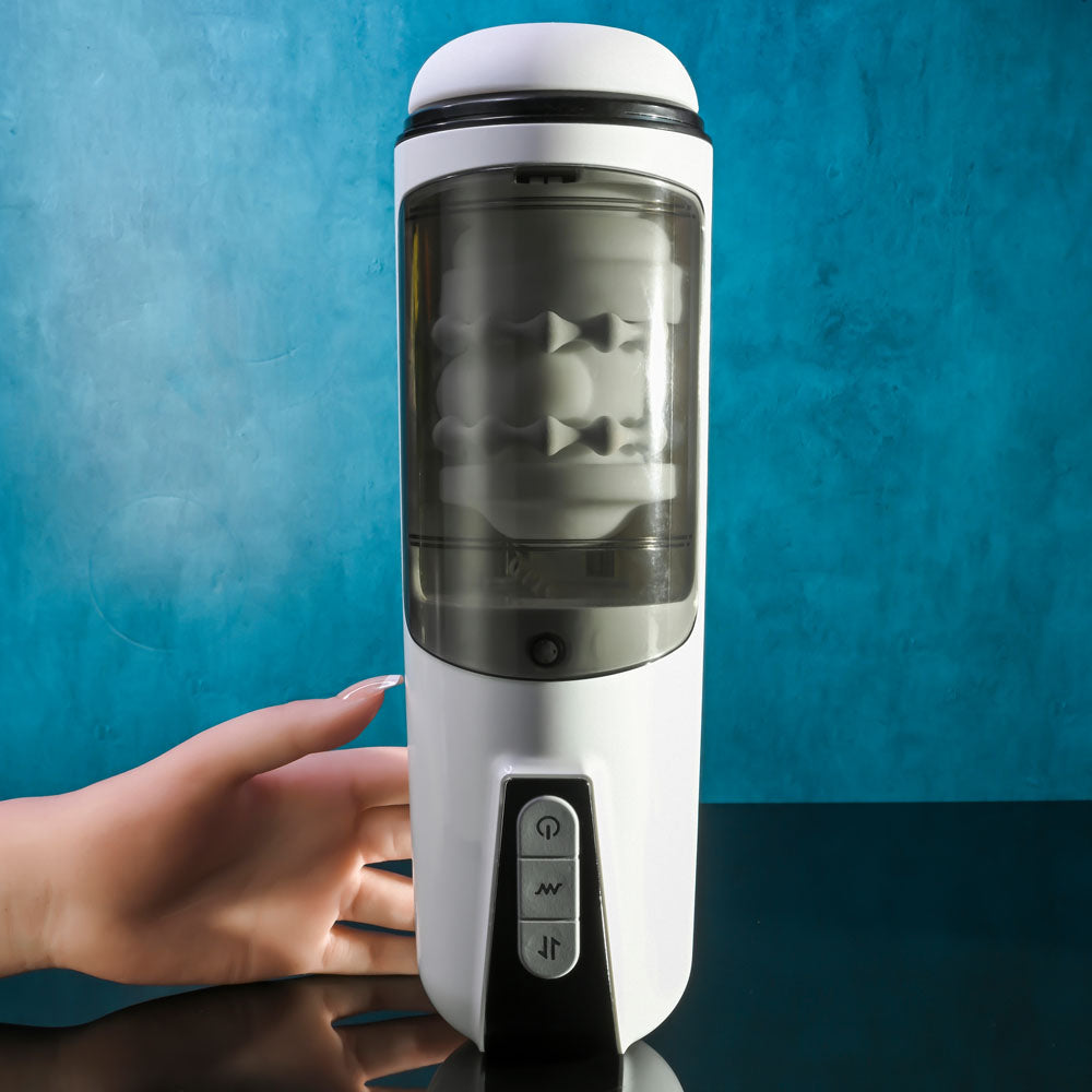 Gender X GET YOUR STROKE ON 13.3cm Vibrating Stroker > Sex Toys For Men > Masturbators Premium - Tophatter Daily Deals