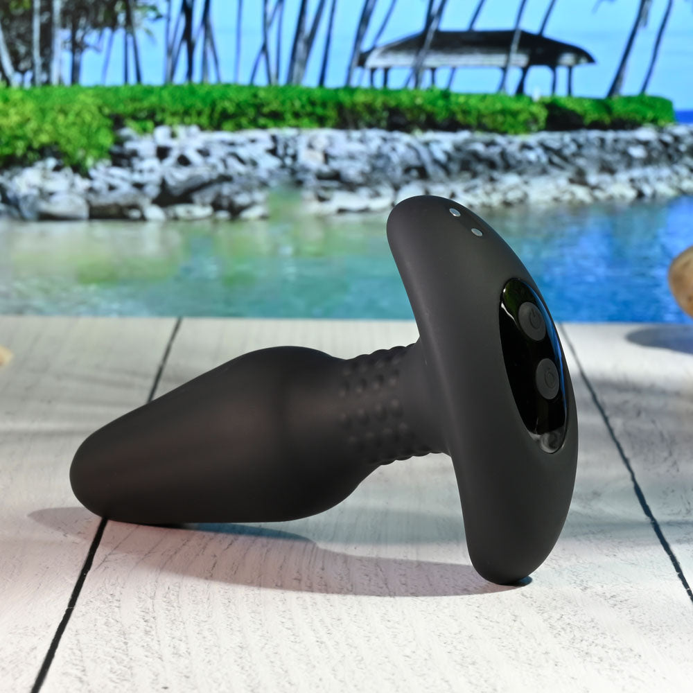 Gender X Teamwork (Black) – Remote-Controlled Vibrating Plug and Ring Set > Anal Range > Vibrating Butt Plugs - Tophatter Daily Deals