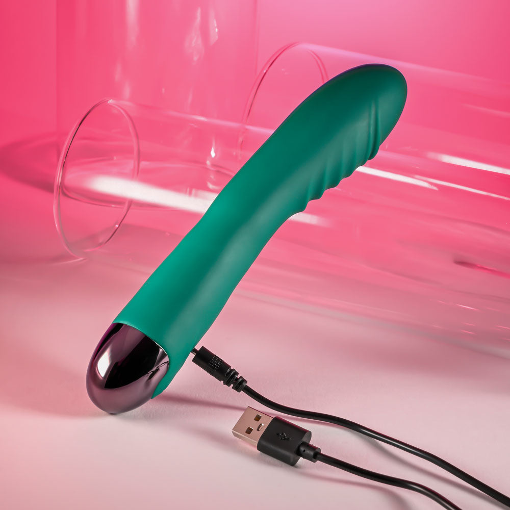 Gender X Pirouette USB Rechargeable Vibrator 20.6 cm – Textured Vibrator > Vibrators > Standard Vibrators - Tophatter Daily Deals