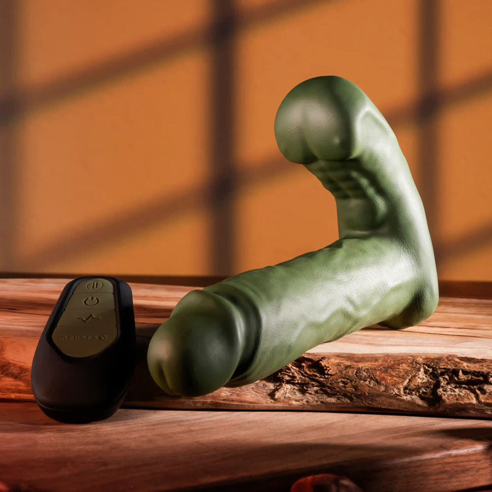 Gender X THE HUNK 15.2 cm Thrusting Vibrator with Remote > Sex Toys > Couples Toys - Tophatter Daily Deals
