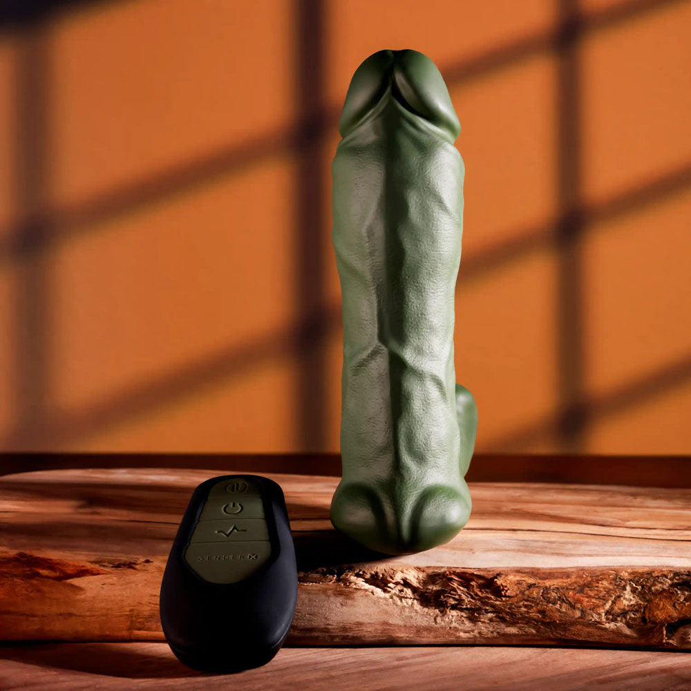 Gender X THE HUNK 15.2 cm Thrusting Vibrator with Remote > Sex Toys > Couples Toys - Tophatter Daily Deals