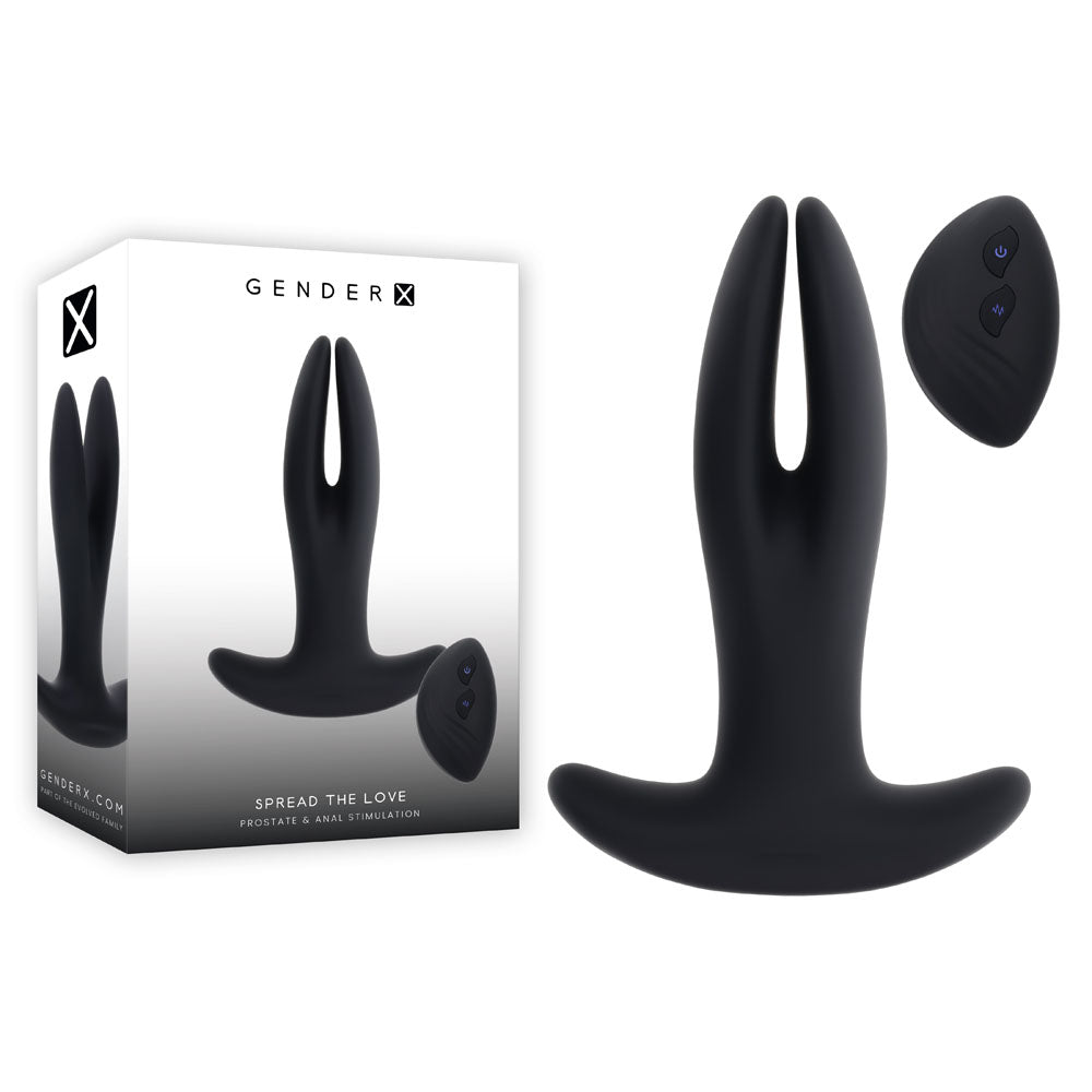 Gender X Spread the Love – USB Rechargeable Wireless Remote Anal Plug > Anal Range > Vibrating Butt Plugs - Tophatter Daily Deals