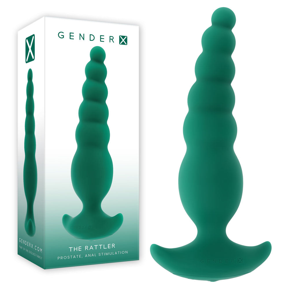 Gender X The Rattler – USB Rechargeable 17 cm Vibrating Twirling Anal Plug > Anal Range > Vibrating Butt Plugs - Tophatter Daily Deals