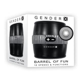 Gender X Barrel of Fun – USB Rechargeable Stroker > Sex Toys For Men > Masturbators > Vibrating - Tophatter Daily Deals