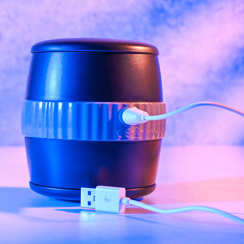 Gender X Barrel of Fun – USB Rechargeable Stroker > Sex Toys For Men > Masturbators > Vibrating - Tophatter Daily Deals