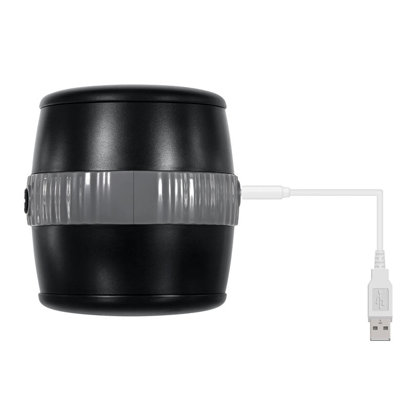 Gender X Barrel of Fun – USB Rechargeable Stroker > Sex Toys For Men > Masturbators > Vibrating - Tophatter Daily Deals