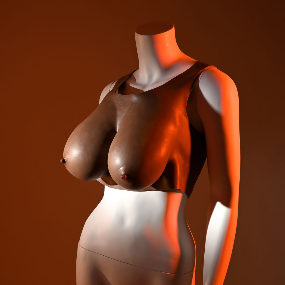 Gender X Undergarments Plate E-Cup Dark Wearable Breasts > Gender > Bodywear - Tophatter Daily Deals