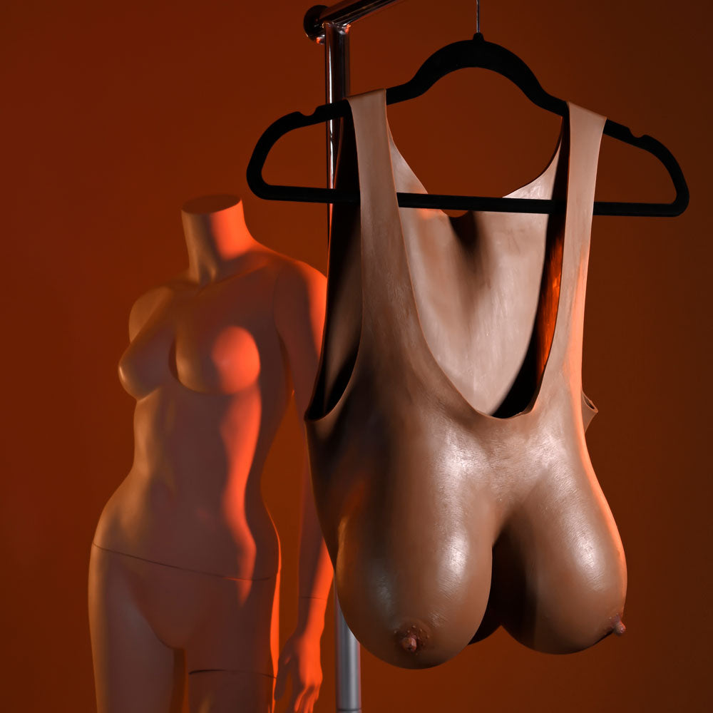 Gender X Undergarments Plate E-Cup Dark Wearable Breasts > Gender > Bodywear - Tophatter Daily Deals
