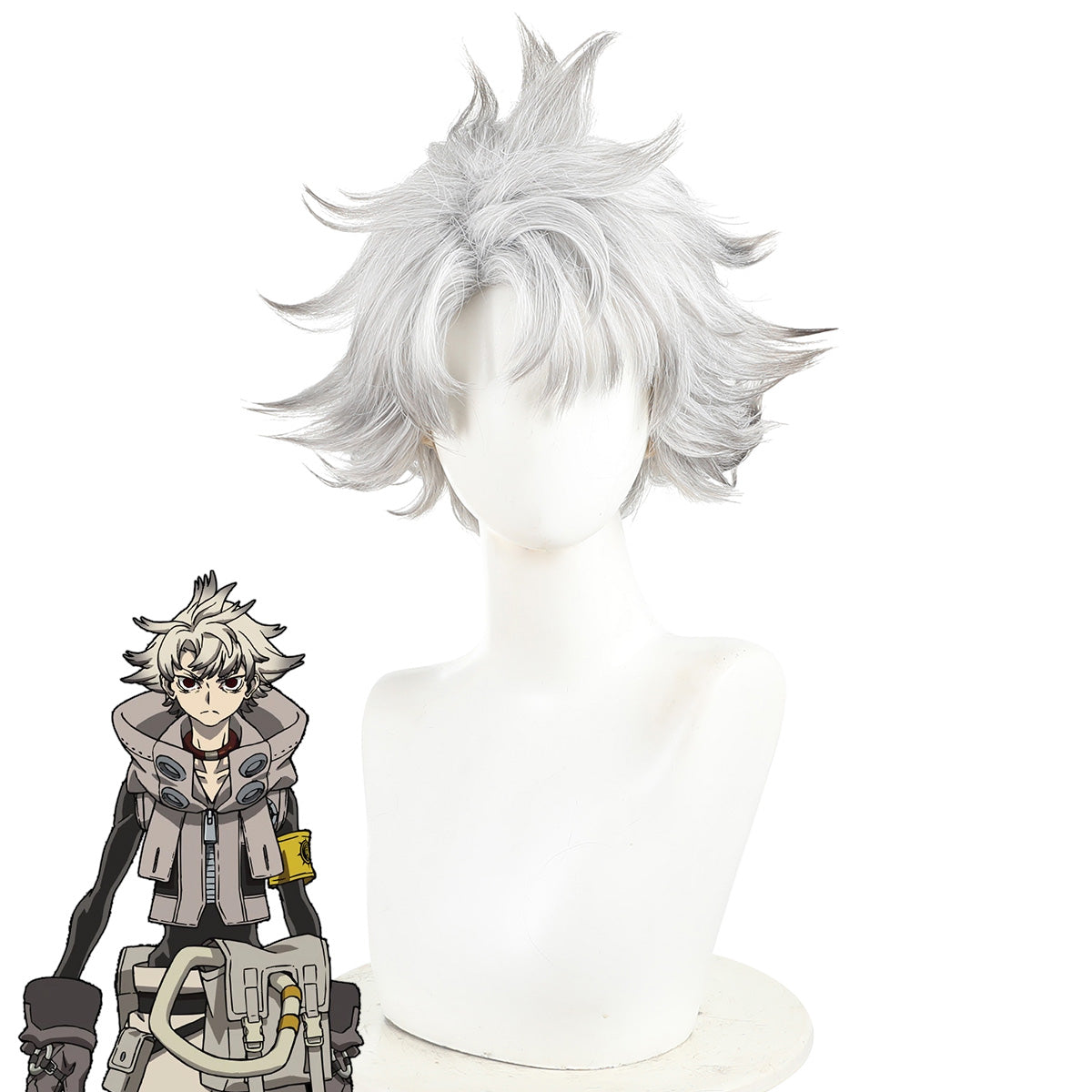 Gachiakuta Rudo Surebrec White Cosplay Wig Wig - Tophatter Daily Deals