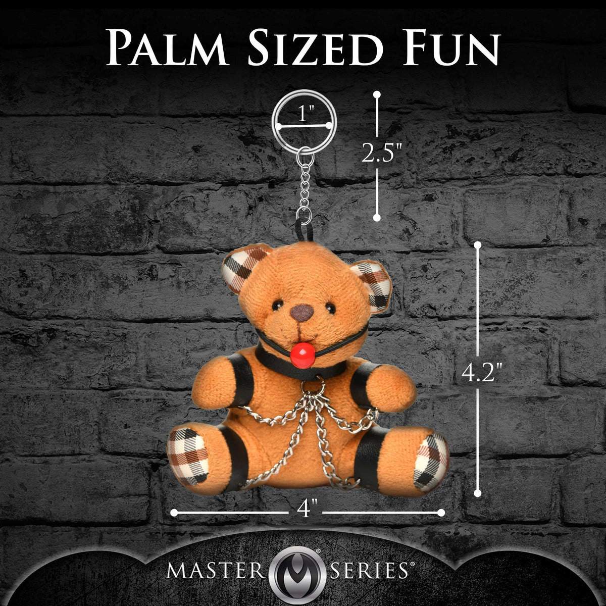 Gagged Teddy Bear Keychain Adult Intimacy Novelty Gift > Novelties > Gag Gifts - Tophatter Daily Deals