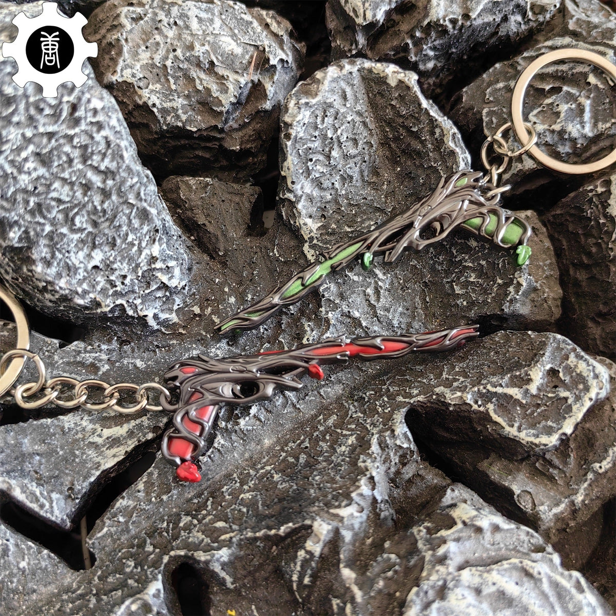 Metal Gaia's Vengeance Ghost Gun Tiny KeyChain Pendant - Tophatter Daily Deals