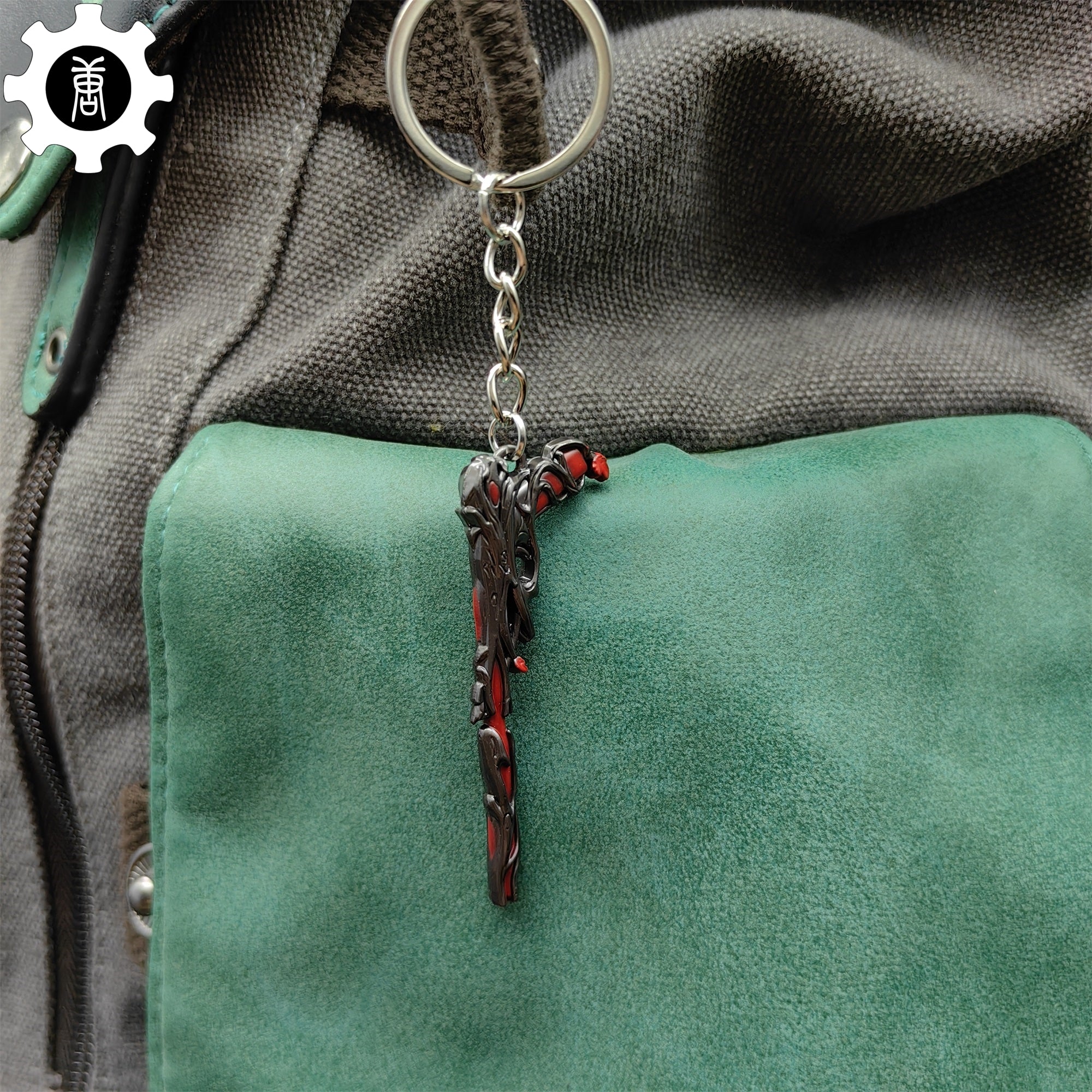 Metal Gaia's Vengeance Ghost Gun Tiny KeyChain Pendant - Tophatter Daily Deals