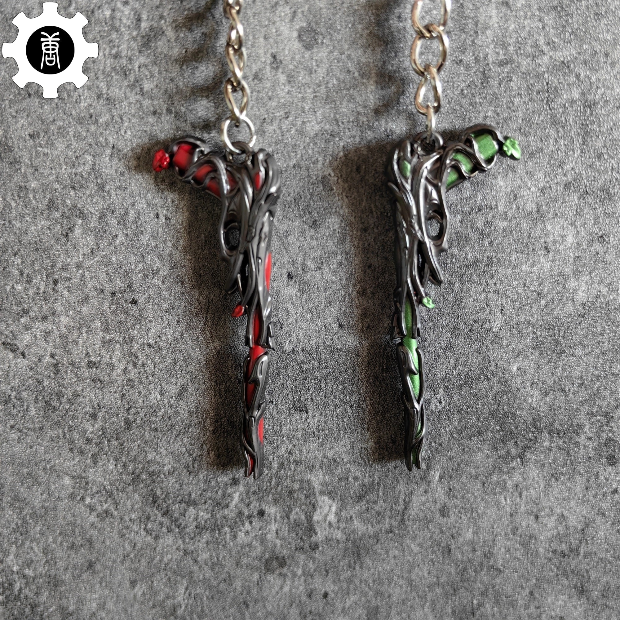 Metal Gaia's Vengeance Ghost Gun Tiny KeyChain Pendant - Tophatter Daily Deals