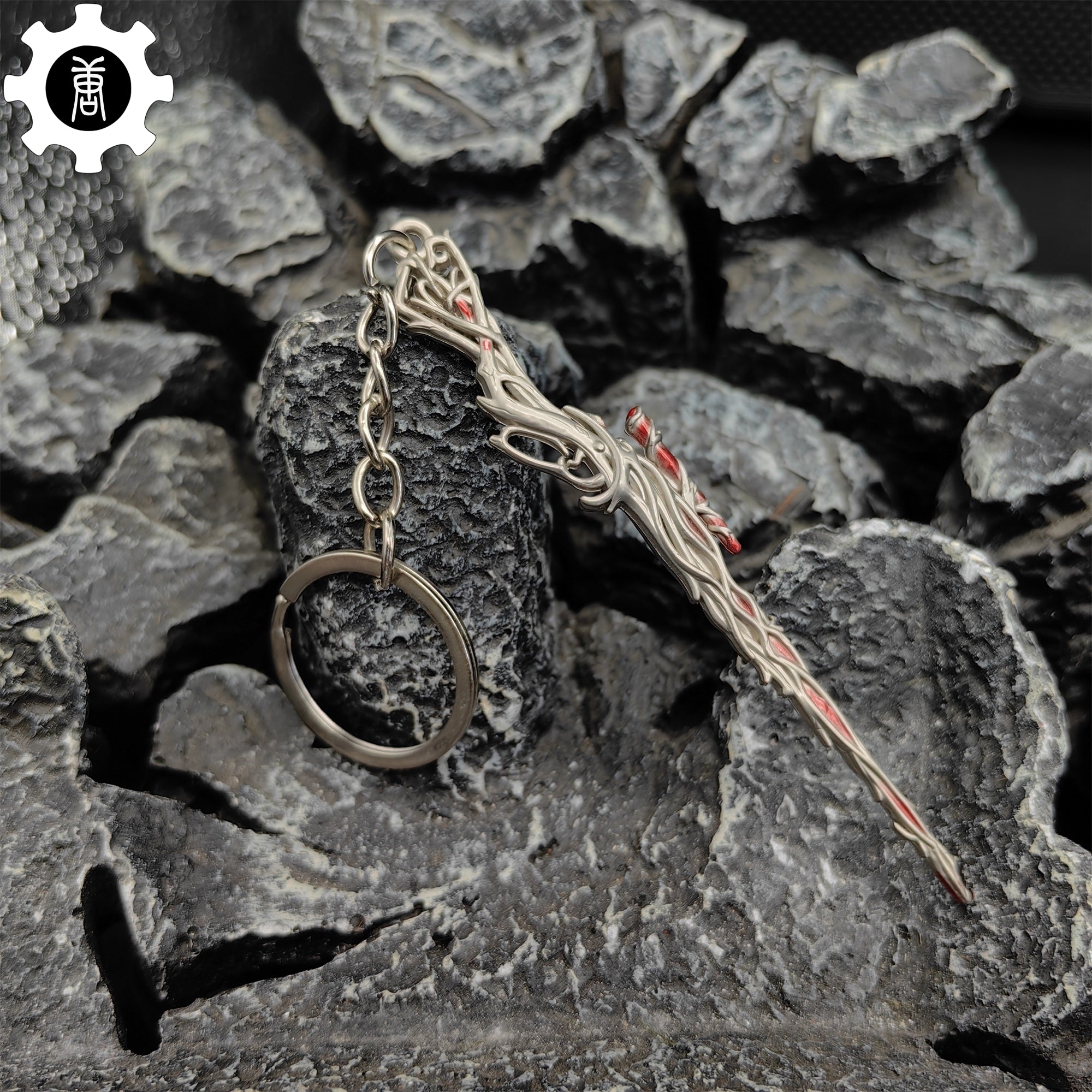 Mini Gaia's Vengeance Marshal Gun Keychain Metal Pendant - Tophatter Daily Deals