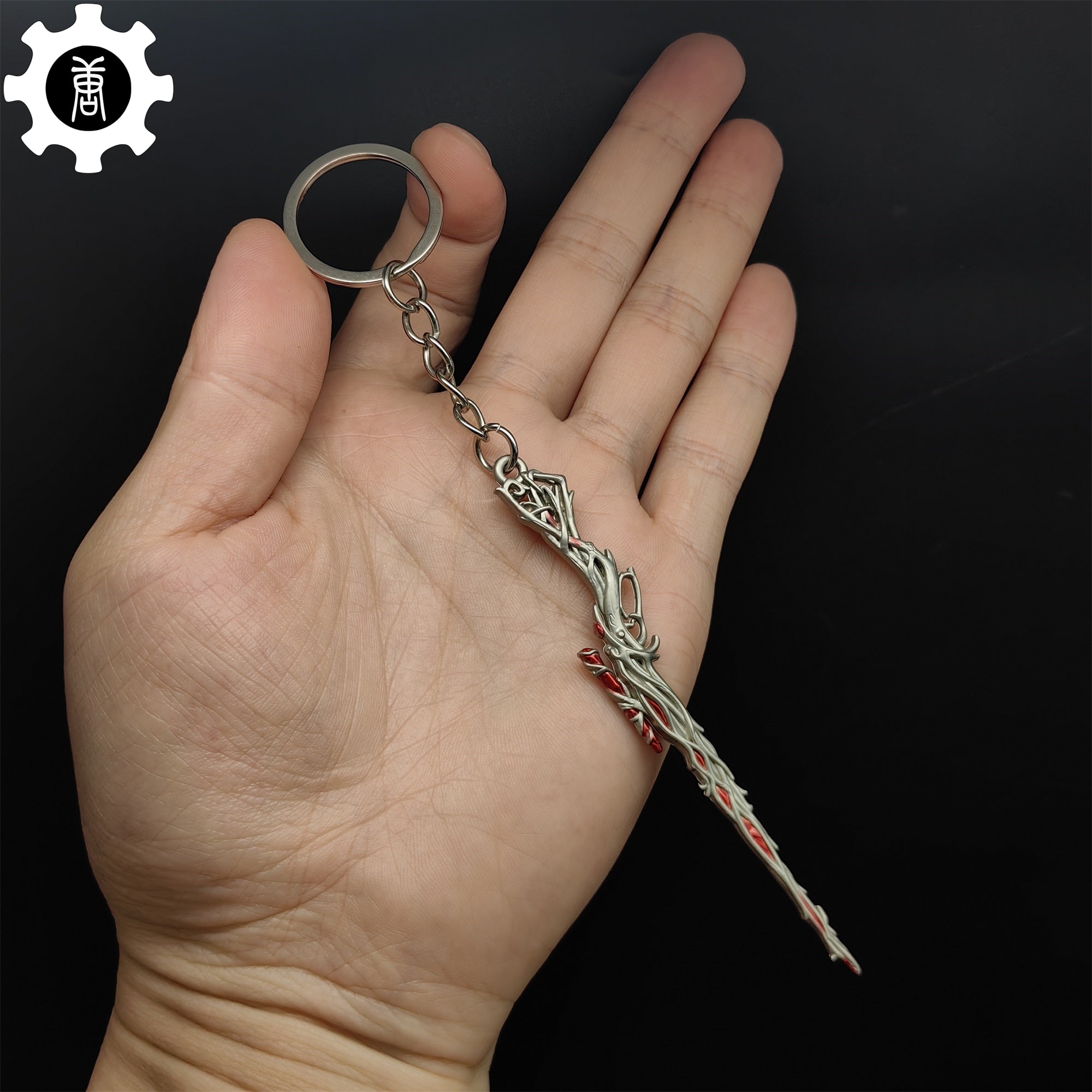 Mini Gaia's Vengeance Marshal Gun Keychain Metal Pendant - Tophatter Daily Deals