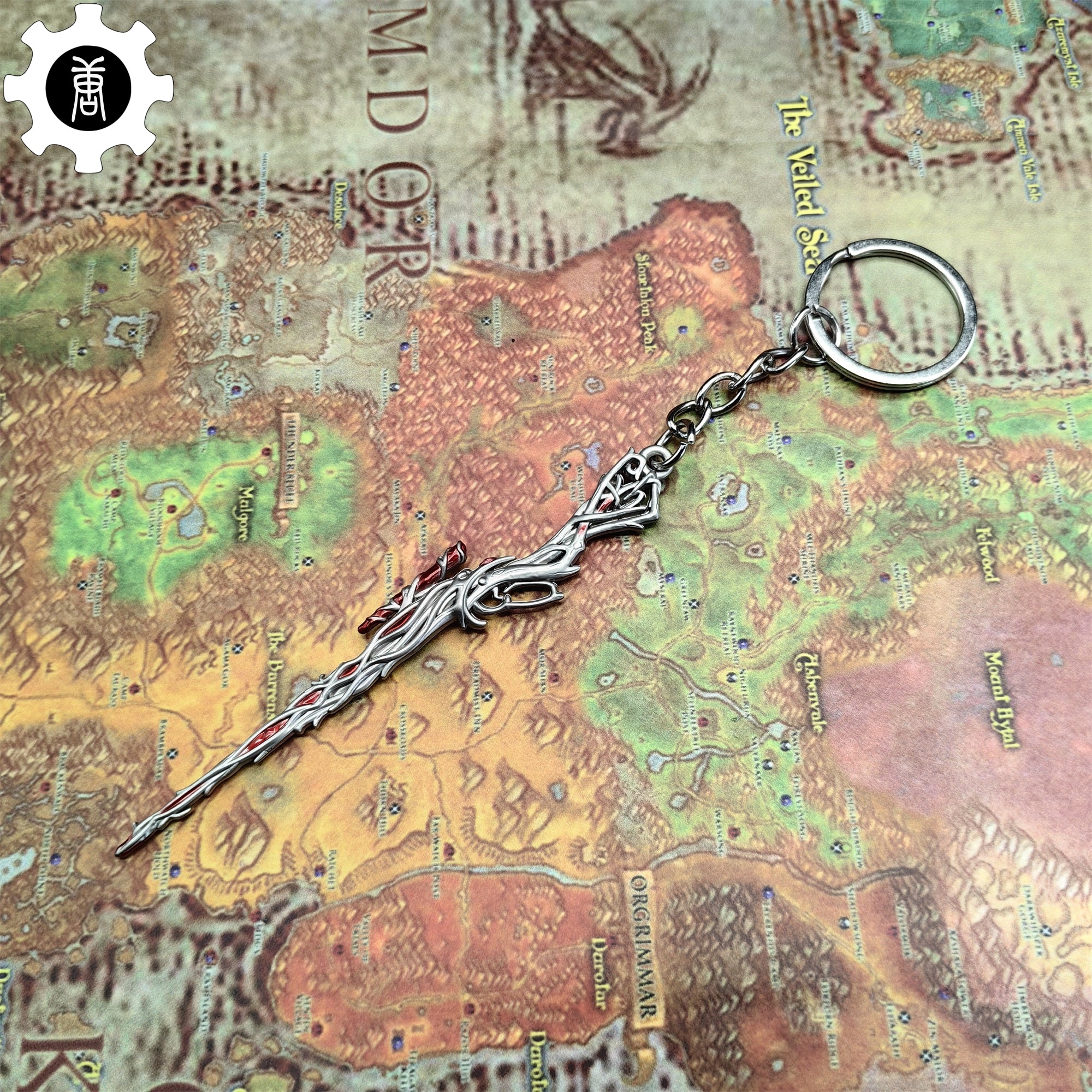 Mini Gaia's Vengeance Marshal Gun Keychain Metal Pendant - Tophatter Daily Deals