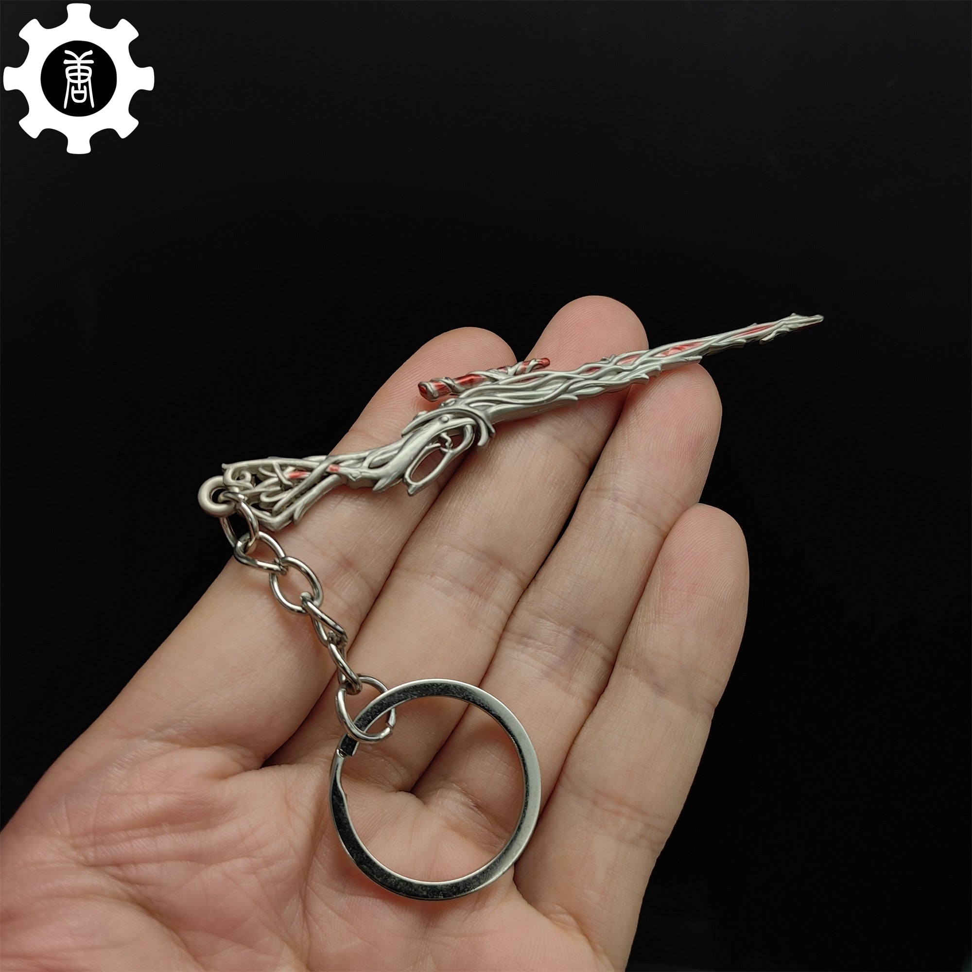 Mini Gaia's Vengeance Marshal Gun Keychain Metal Pendant - Tophatter Daily Deals