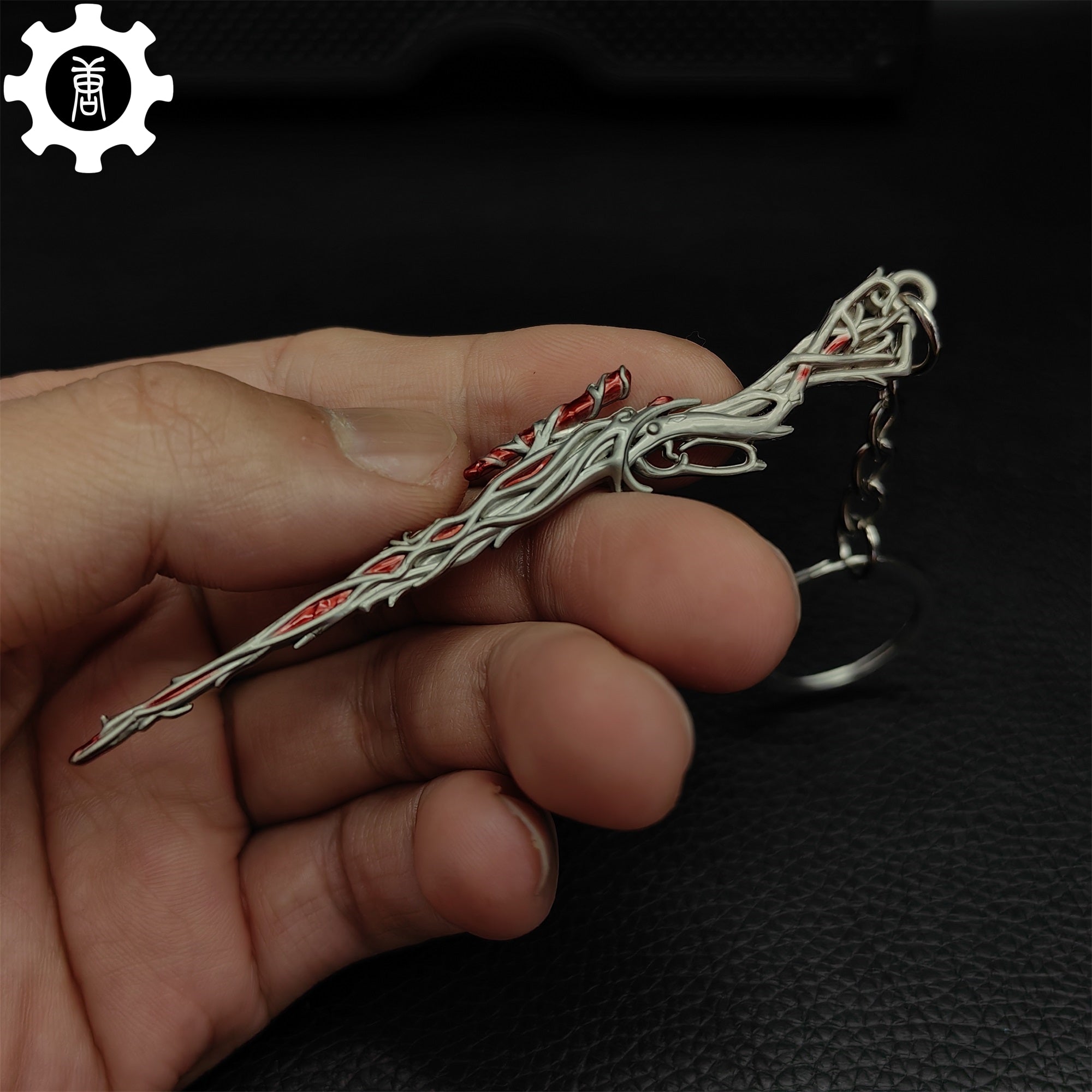 Mini Gaia's Vengeance Marshal Gun Keychain Metal Pendant - Tophatter Daily Deals