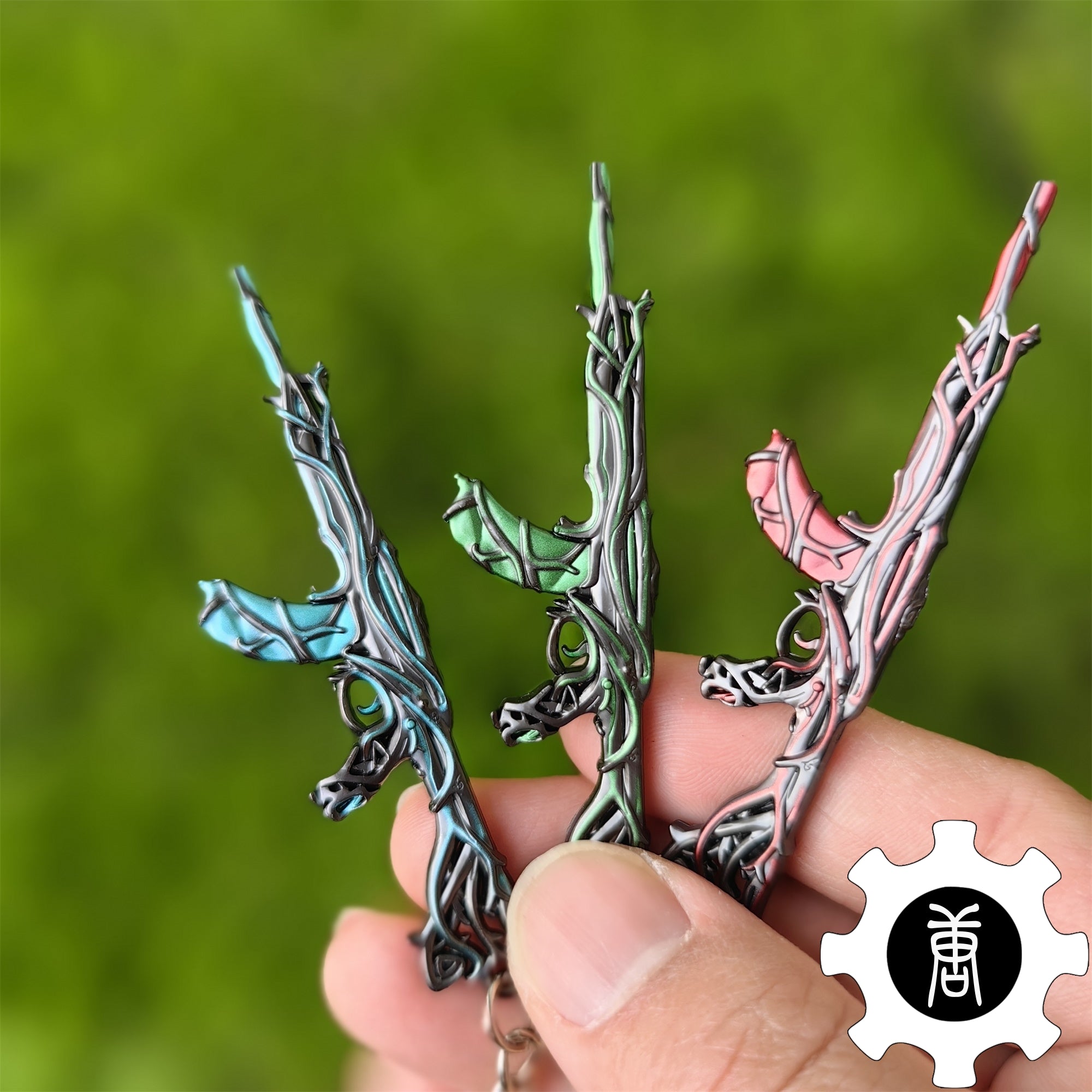 Gaia's Vengeance Vandal Keychain Gamer Gift 3 Colors Option 3 In 1 Pack - Tophatter Daily Deals