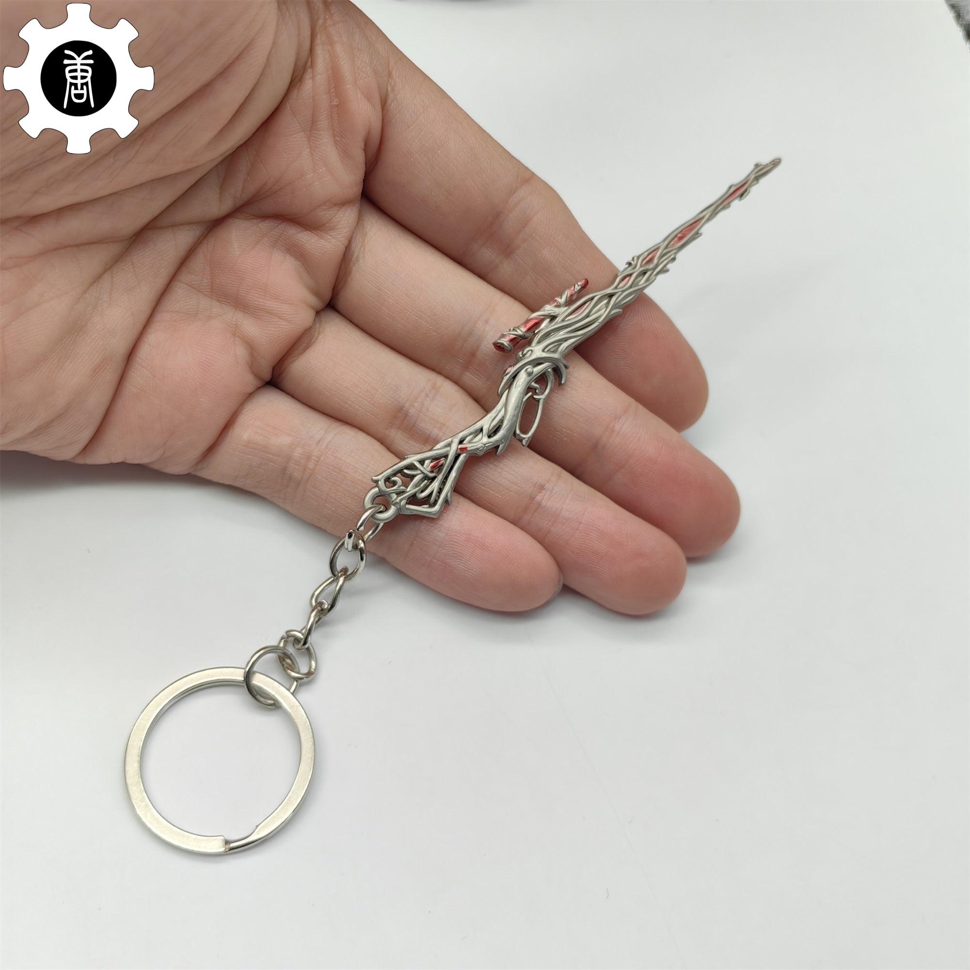 Mini Gaia's Vengeance Marshal Gun Keychain Metal Pendant Keychain - Tophatter Daily Deals