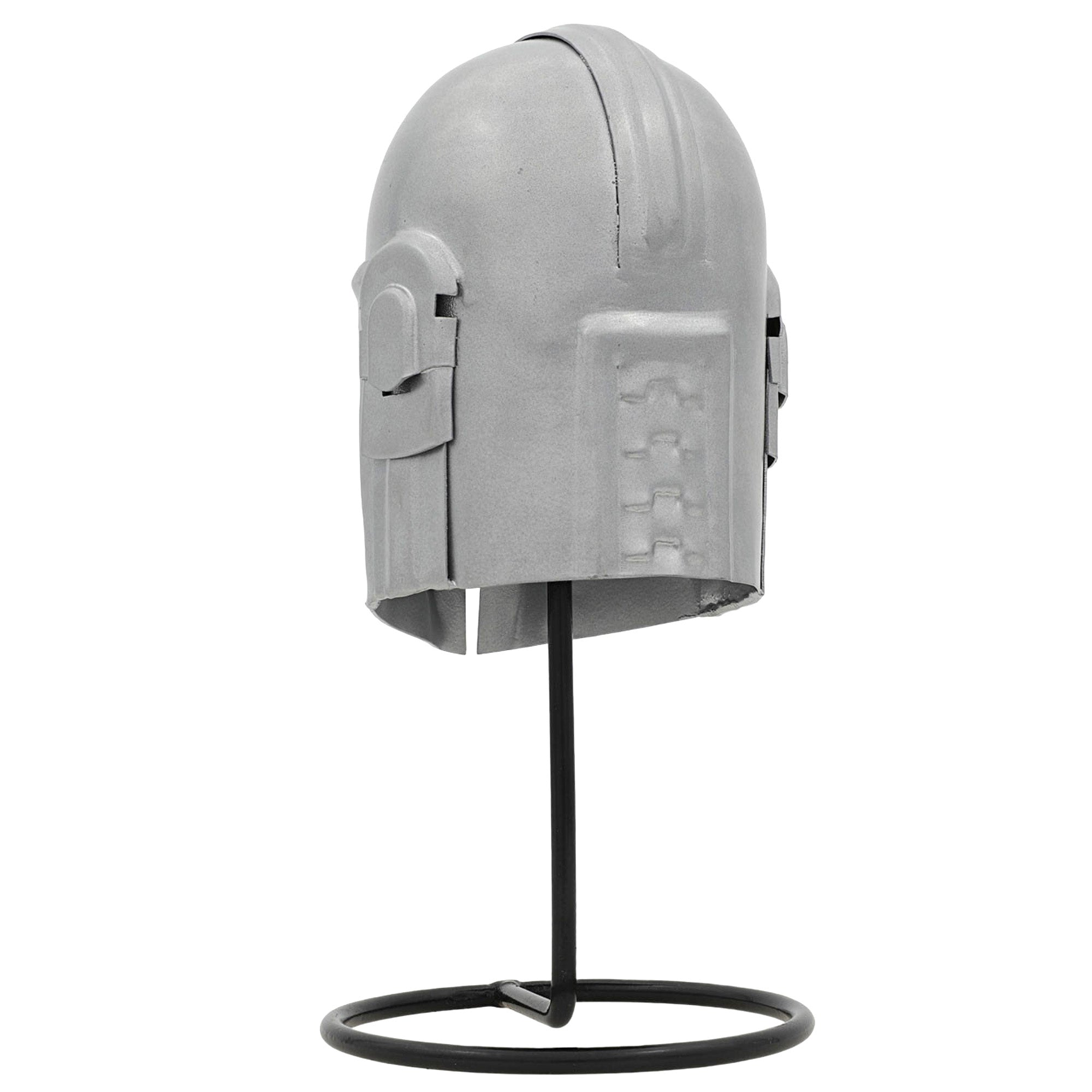 Miniature Galactic Bounty Hunter Helmet Display with Stand Helmet - Tophatter Daily Deals