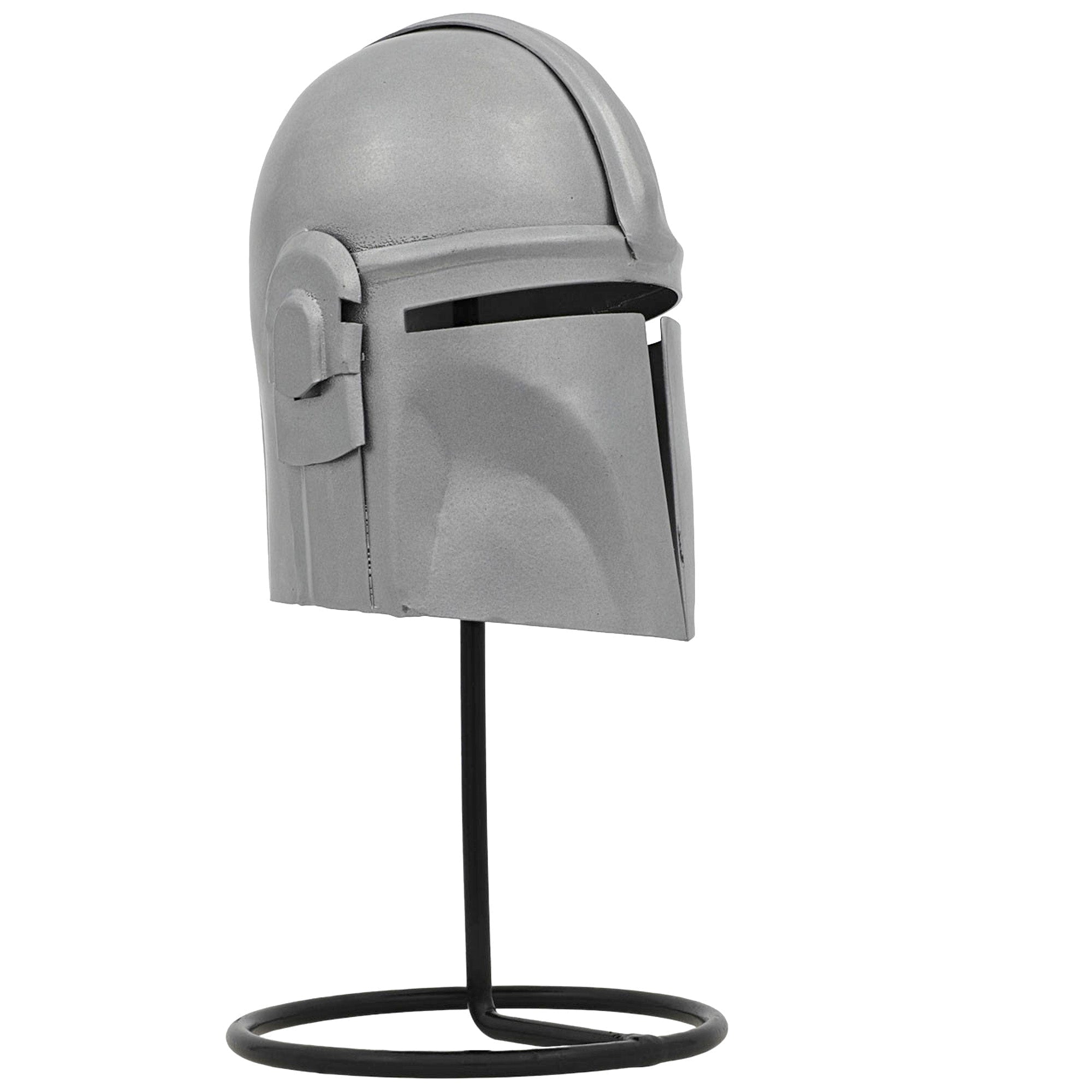 Miniature Galactic Bounty Hunter Helmet Display with Stand Helmet - Tophatter Daily Deals
