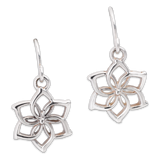 The Hobbit - Galadriel Flower Sterling Silver Earrings Earrings - Tophatter Daily Deals