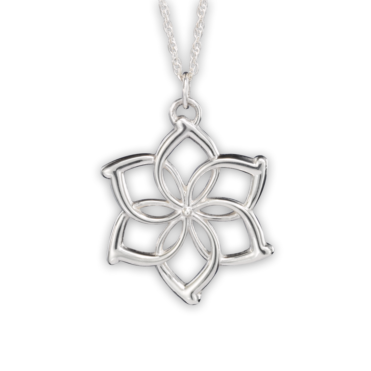 The Hobbit - Galadriel Flower Sterling Silver Necklace Necklace - Tophatter Daily Deals
