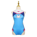 Game DVA Jumpsuit Printed Sexy Swimsuit Cosplay Costume Women Anime Swimsuit Sexy Lingerie Bathing Suit Halloween Costumes D.va swimsuit One size - Tophatter Daily Deals