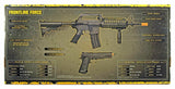 Game Face Spring Powered AR-15 350 FPS & 1911 Handgun Airsoft Kit Airsoft-SpringRifle - Tophatter Daily Deals