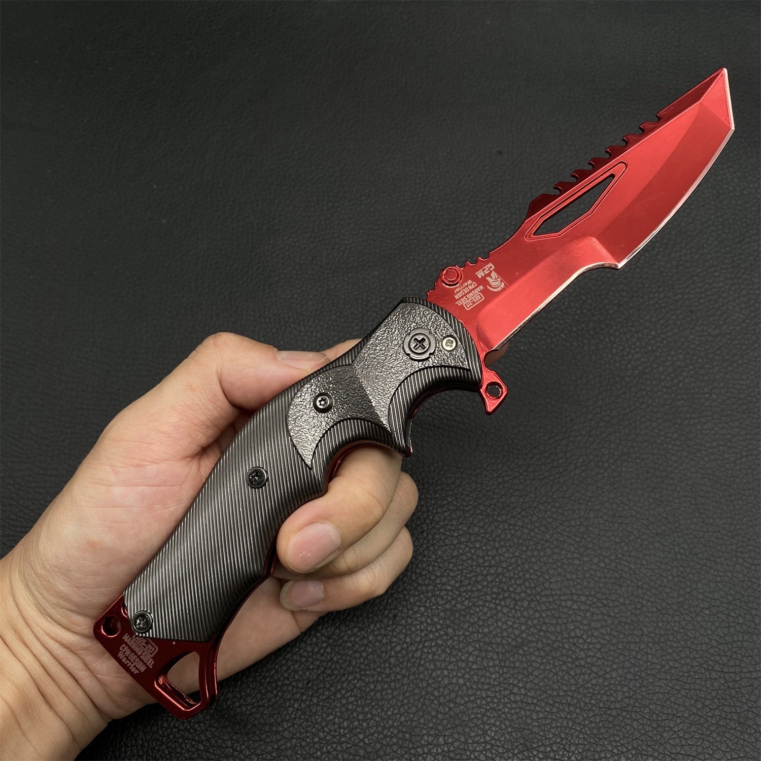 Arena Breakout Game Knife Metal Replica For Collection Red Kite Field Training Knife - Tophatter Daily Deals