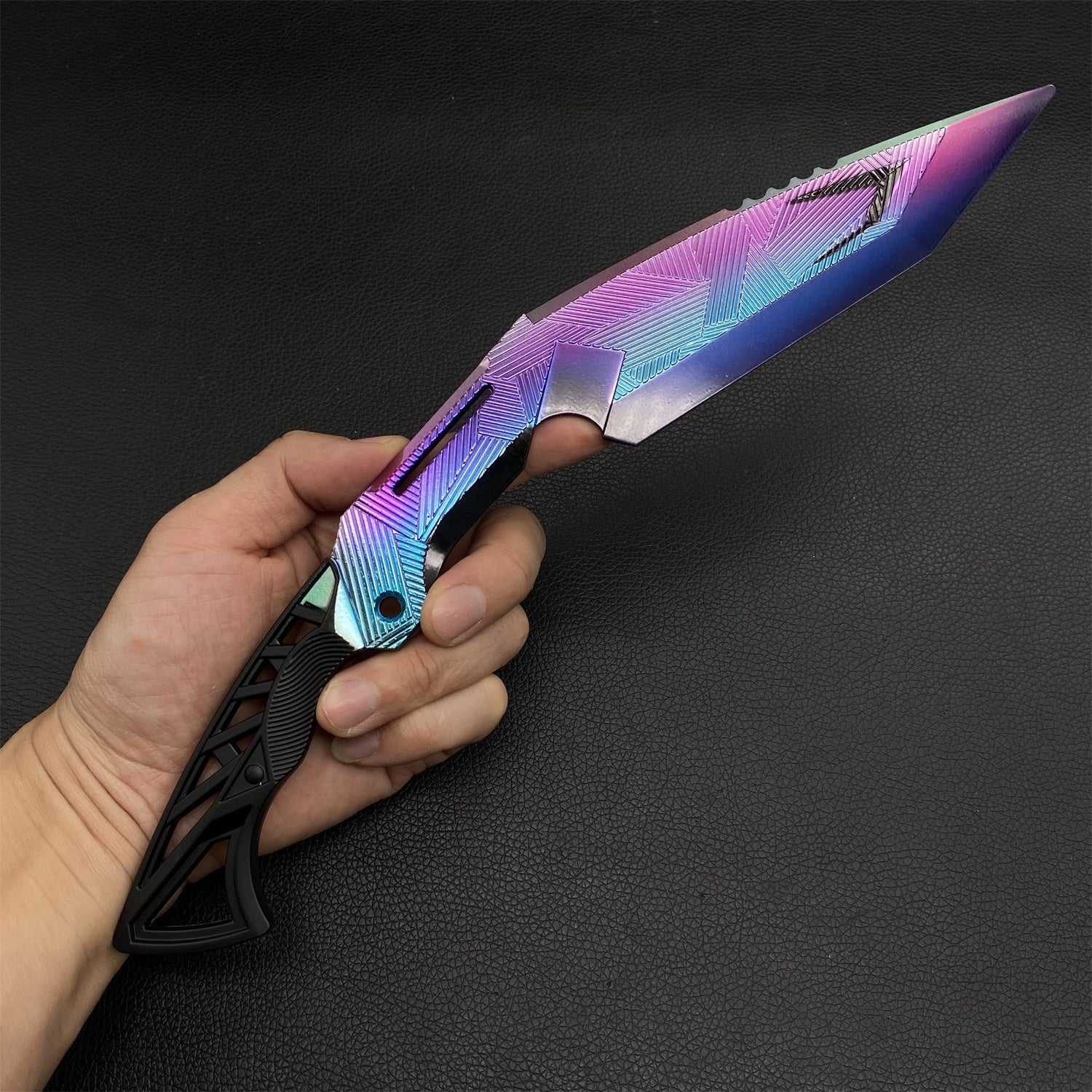Arena Breakout Game Knife Metal Replica For Collection Hanxing Ironcutting Tactical Knife - Tophatter Daily Deals