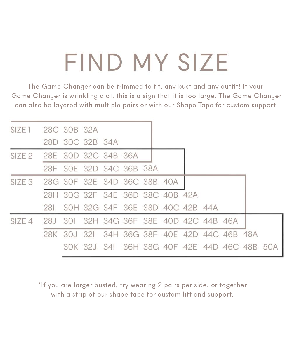 NOOD Game Changer Lift & Shape Bra Sticky Bra - Tophatter Daily Deals