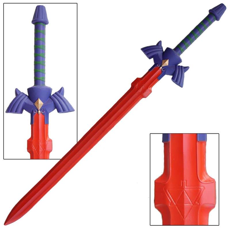 Gaming Upgrade Links Master Foam Sword LV2 Collectible Weapons - Tophatter Daily Deals