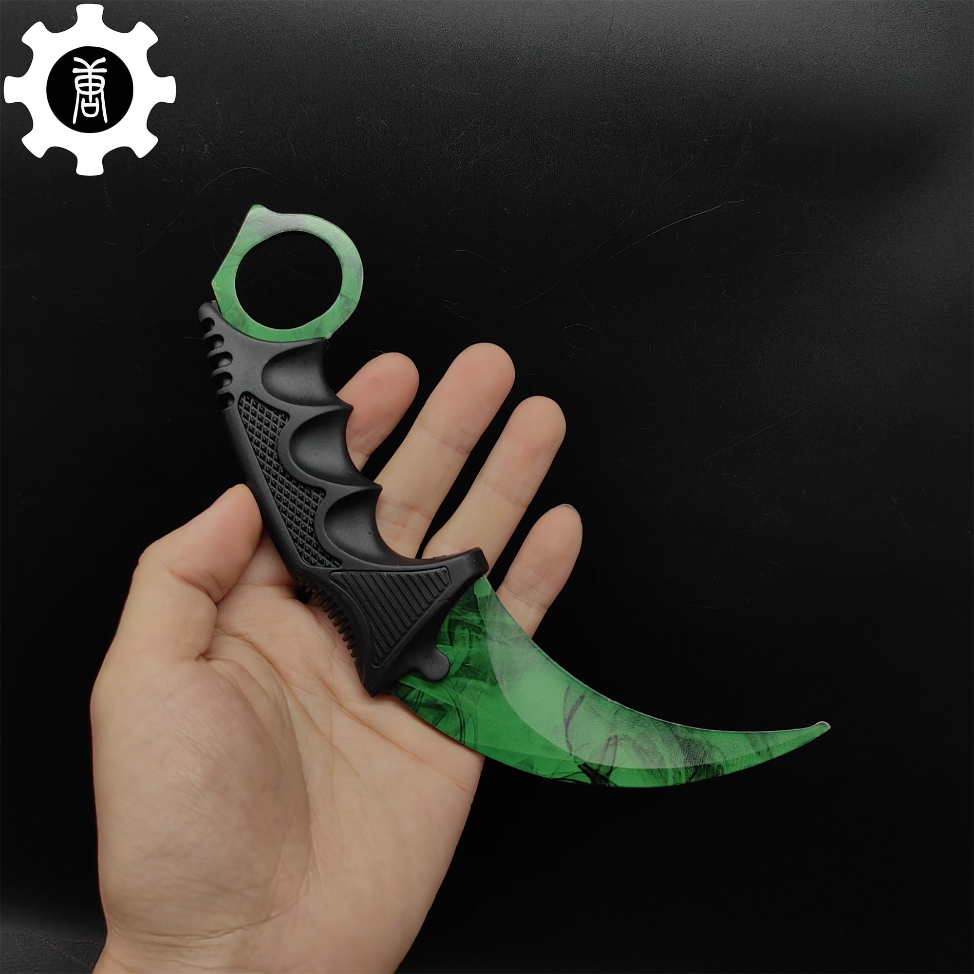 Gamma Doppler Karambit & Balisong Trainer Weapon Case Blunt Blade Props - Tophatter Daily Deals