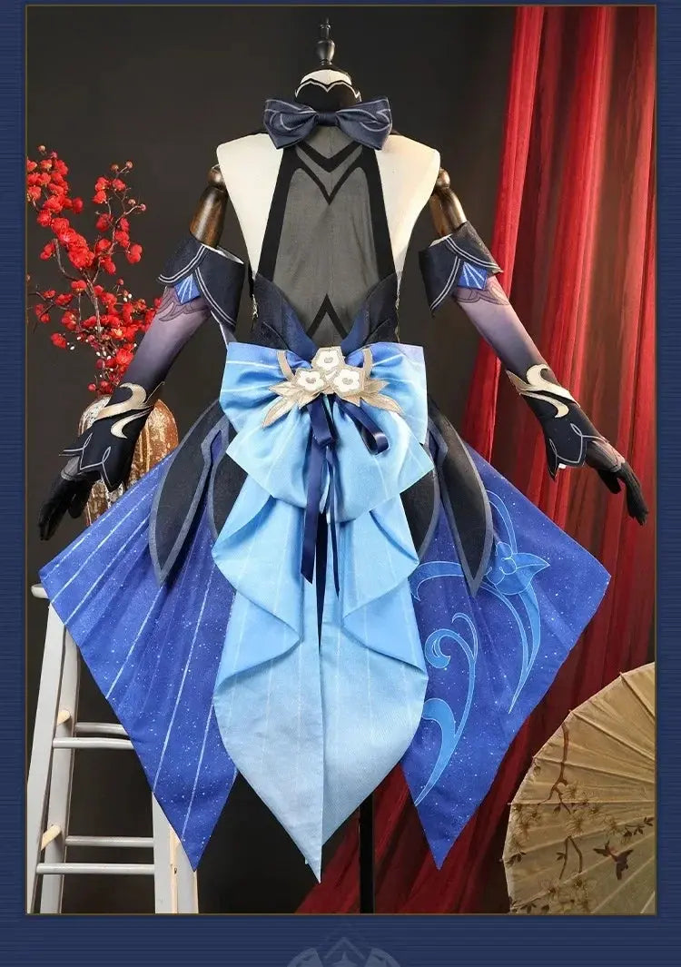 Ganyu Cosplay Costume Genshin Impact Dress Twilight Blossom Uniform Lantern Rite Liyue Seven Stars - Tophatter Daily Deals