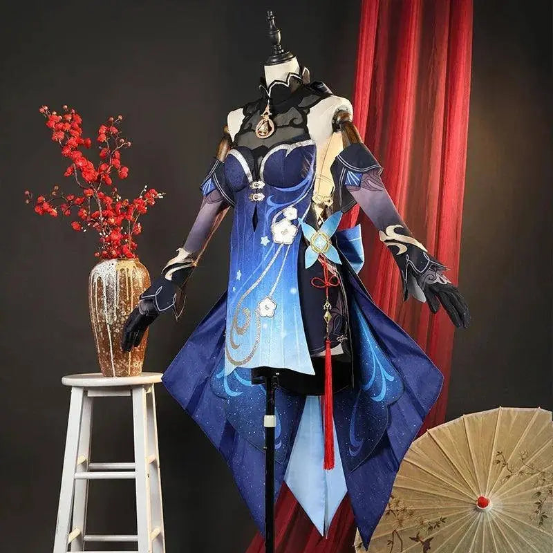 Ganyu Cosplay Costume Genshin Impact Dress Twilight Blossom Uniform Lantern Rite Liyue Seven Stars - Tophatter Daily Deals