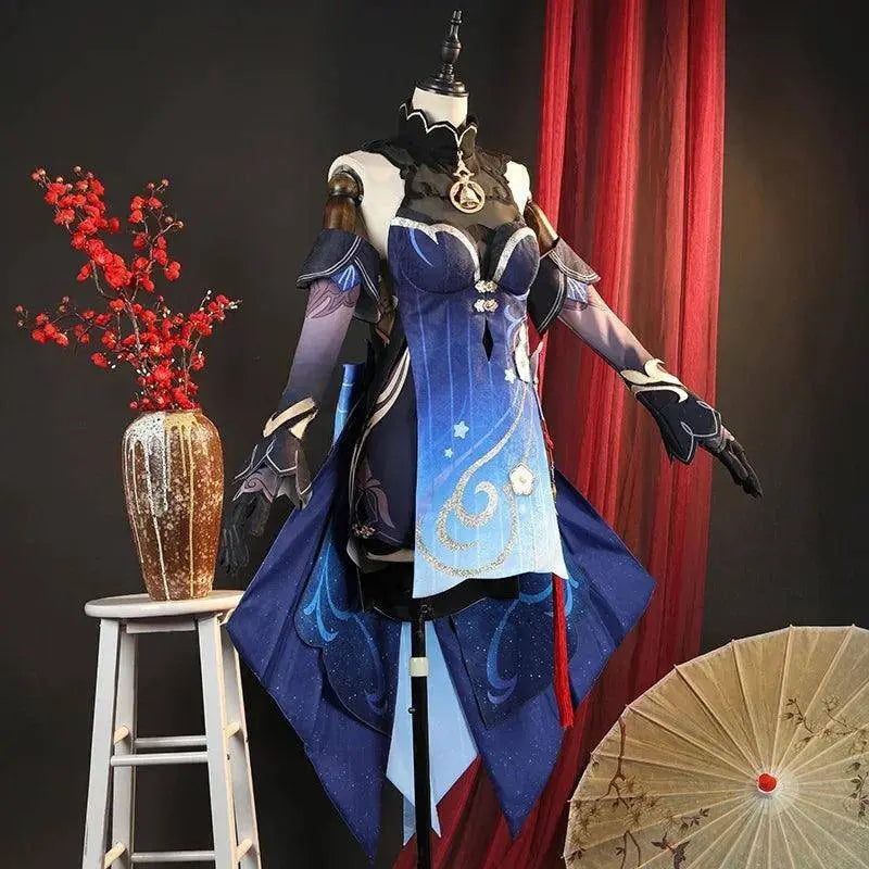 Ganyu Cosplay Costume Genshin Impact Dress Twilight Blossom Uniform Lantern Rite Liyue Seven Stars - Tophatter Daily Deals