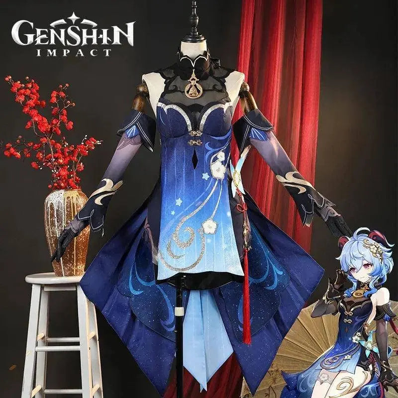 Ganyu Cosplay Costume Genshin Impact Dress Twilight Blossom Uniform Lantern Rite Liyue Seven Stars Costume only - Tophatter Daily Deals