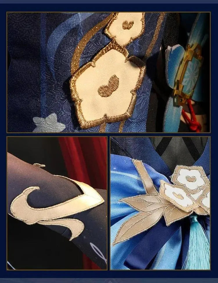 Ganyu Cosplay Costume Genshin Impact Dress Twilight Blossom Uniform Lantern Rite Liyue Seven Stars - Tophatter Daily Deals