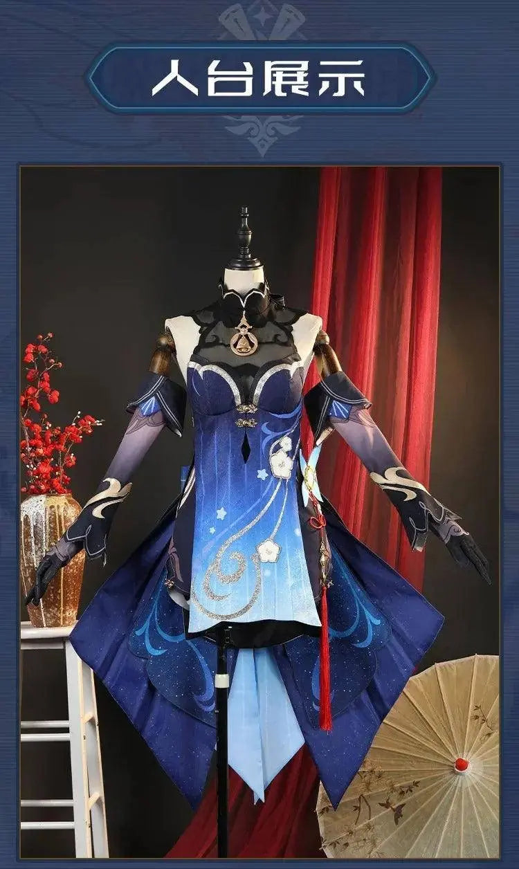 Ganyu Cosplay Costume Genshin Impact Dress Twilight Blossom Uniform Lantern Rite Liyue Seven Stars - Tophatter Daily Deals