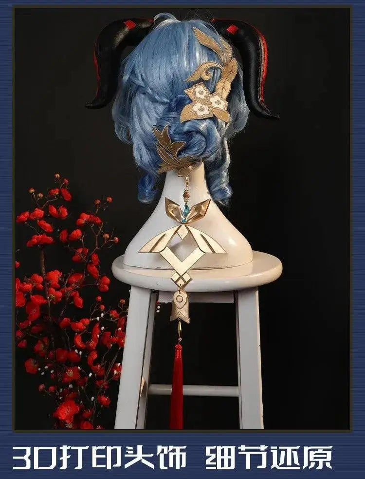 Ganyu Cosplay Costume Genshin Impact Dress Twilight Blossom Uniform Lantern Rite Liyue Seven Stars - Tophatter Daily Deals