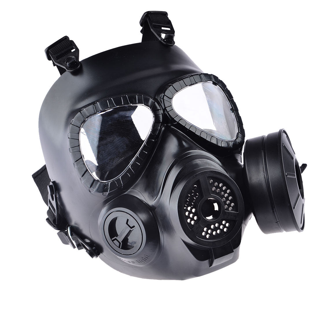 Airsoft Paintball Dummy Gas Mask with Fan for Cosplay Protection Halloween Evil Antivirus Face Mask - Tophatter Daily Deals