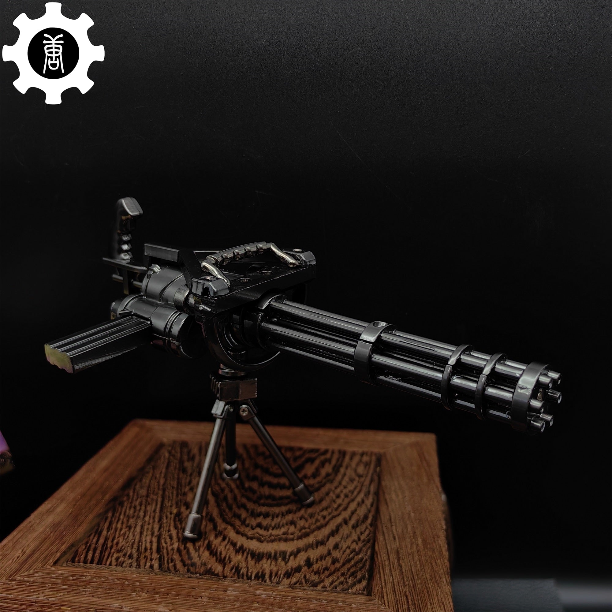 Metal Gatling Submachine Mini Gun Military Collection - Tophatter Daily Deals