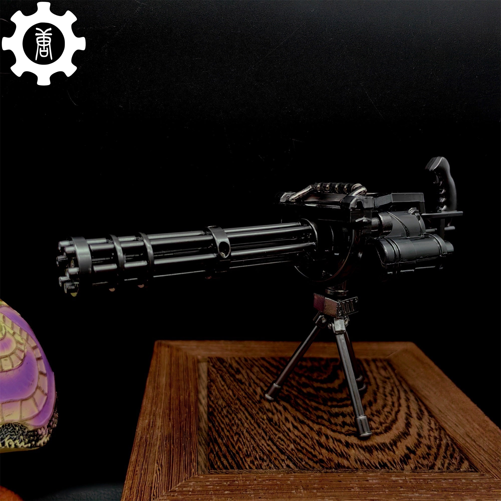 Metal Gatling Submachine Mini Gun Military Collection - Tophatter Daily Deals