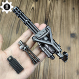 Metal Gatling Submachine Mini Gun Military Collection - Tophatter Daily Deals