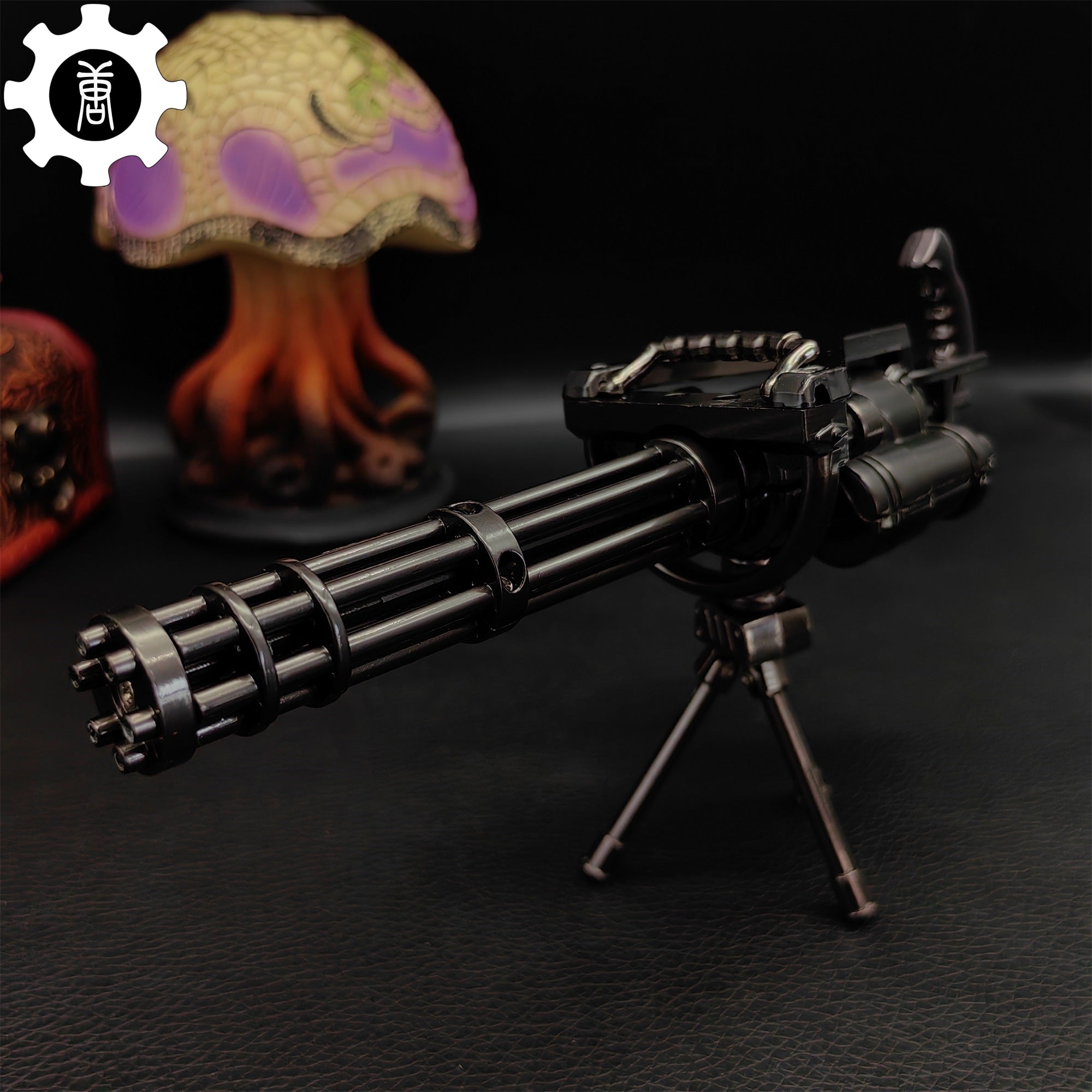 Metal Gatling Submachine Mini Gun Military Collection - Tophatter Daily Deals