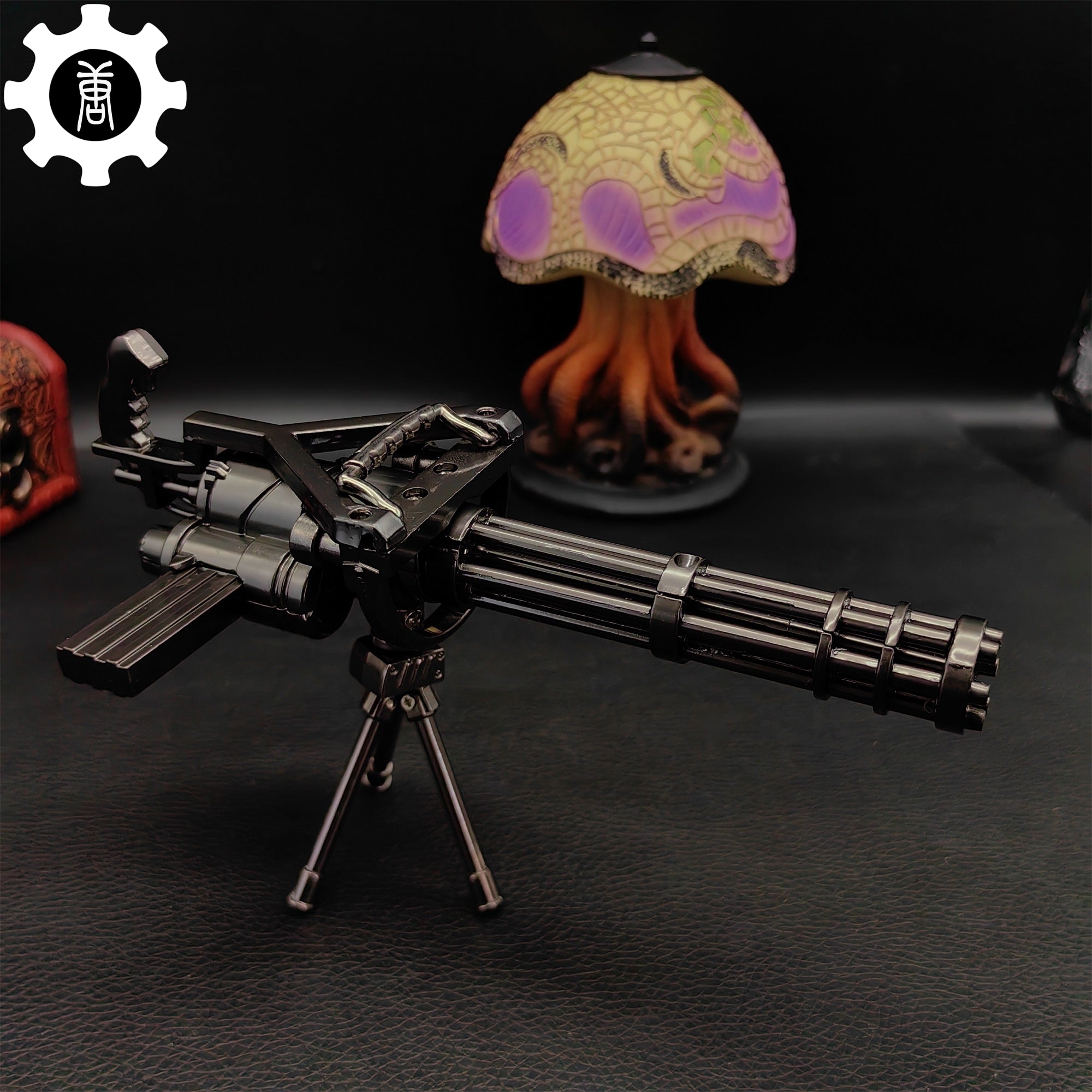 Metal Gatling Submachine Mini Gun Military Collection - Tophatter Daily Deals