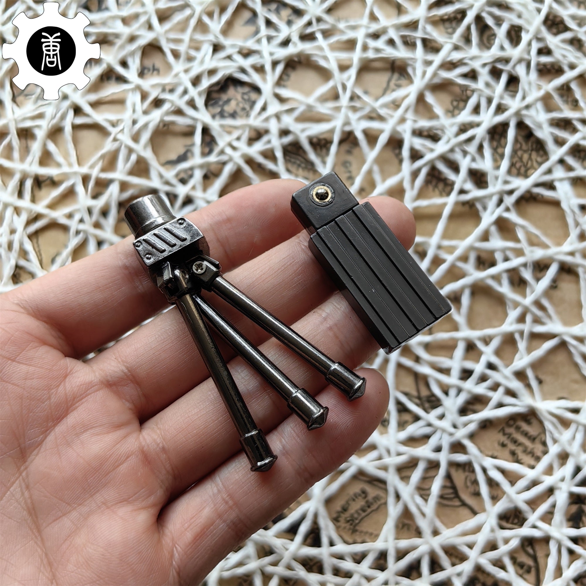 Metal Gatling Submachine Mini Gun Military Collection - Tophatter Daily Deals